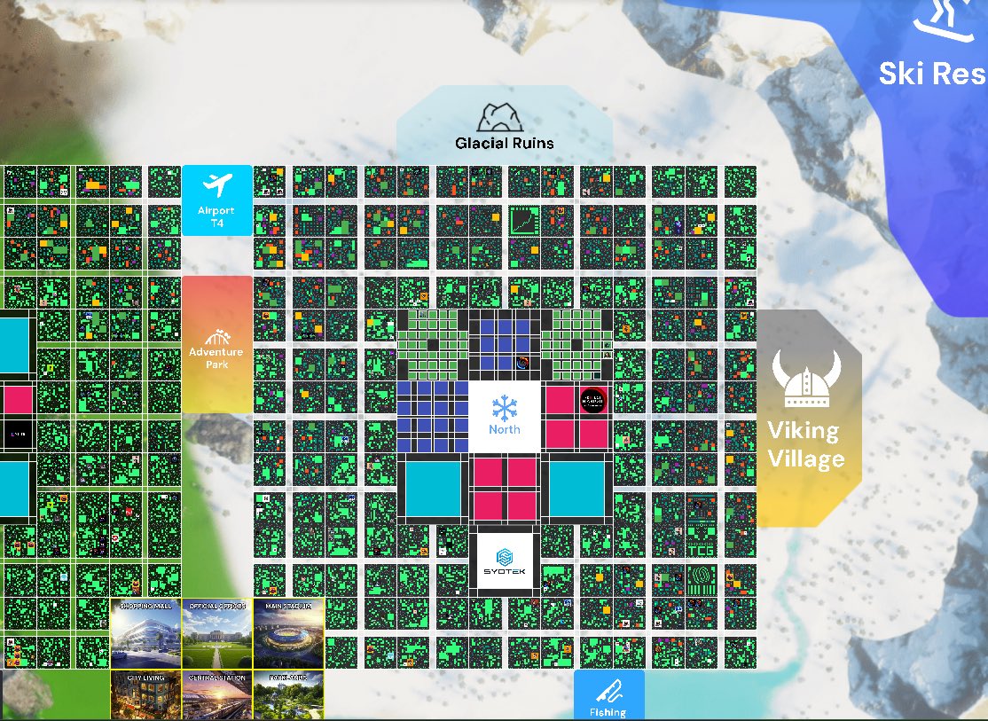 VIKING VILLAGE is now on the TCG World map! 🛡️🪓 

🏹 Are you one of the lucky holders of a plot in that area? 🍺🏰
