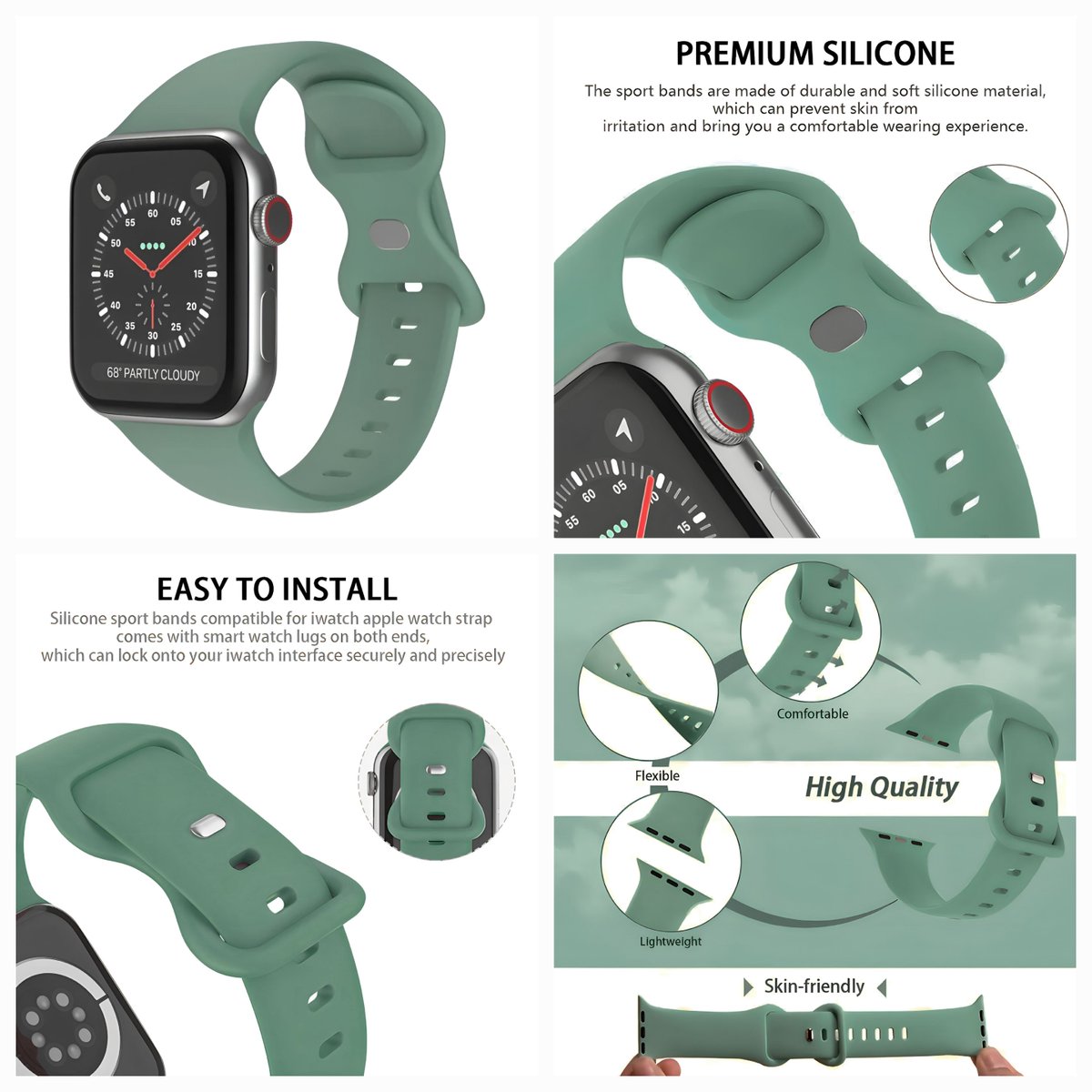 TheMayaTech's tweet photo. Syncing up with nature's palette – your Apple Watch band in lush green. Time has never looked this vibrant! 💚⌚ It's only $9.99!

https://t.co/pZyEwsdkZk

#Apple #WatchBand #AppleWatch #AppleWatchBand #Green #GreenElegance #TimeInColor #AppleWatchStyle #Amazon #MayaTech https://t.co/NtsatECQxM