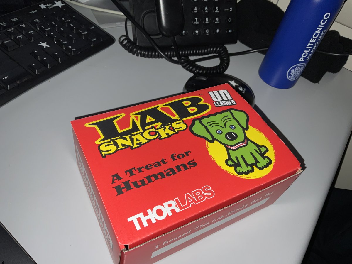 kamalabden's tweet image. The most important thing in #thorlabs order 😅😅😅