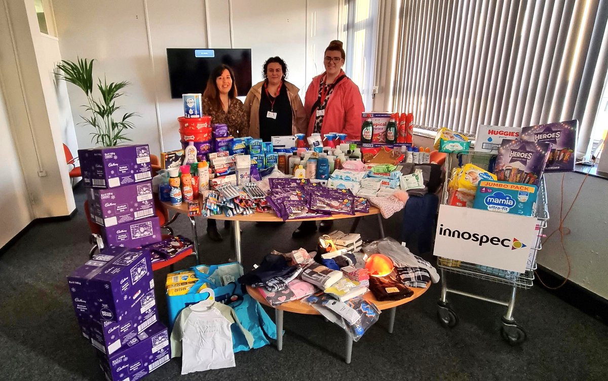 Thank you to all at Innospec who donated to the refuge. You have done us proud! ❤
