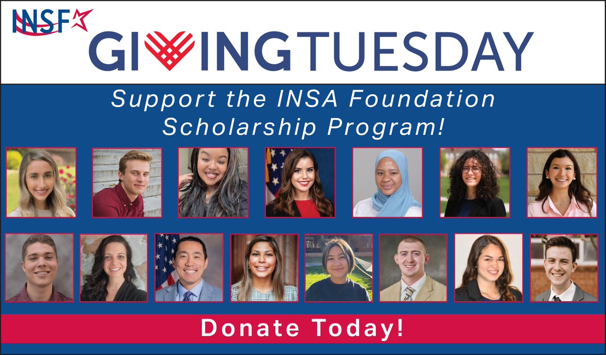 On this day dedicated to charitable giving, we hope you will consider donating to the INSA Foundation Scholarship Program, which funds undergraduate and graduate scholarships for talented, mission-driven students studying for careers in the intelligence and national security…