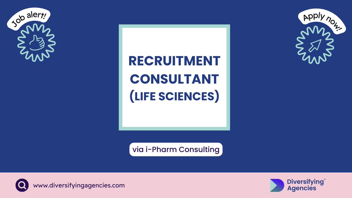 📣Recruitment Consultant - i-Pharm Consulting 📍London 💰£26k to £32k ⏳ Apply by 28/12 i-Pharm Consulting seeks a goal-orientated individual to help generate new client relationships from scratch. Apply: ow.ly/GOzz50QbYay #RecruitmentJobs #LondonJobs #JobsLondon