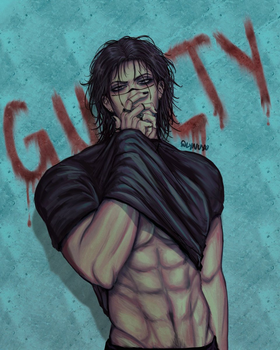 lynuyu's tweet photo. choso doing the #GuiltyChallenge 

#choso #呪術廻戦 #JujustuKaisen https://t.co/zK5Nu8RmZ0