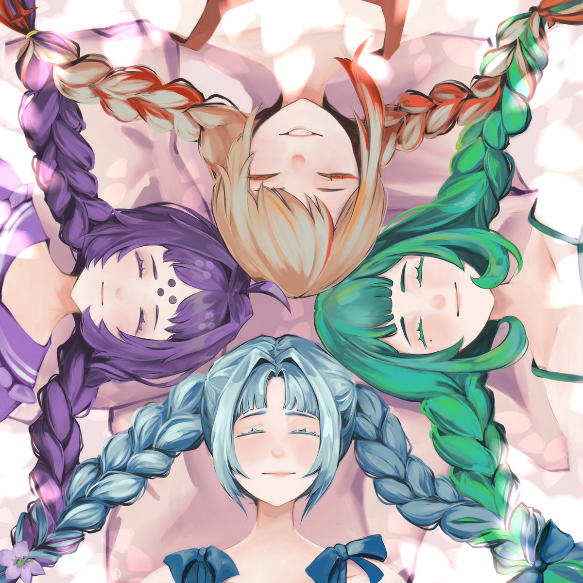 ขอบคุณสำหรับช่วงเวลาดีๆที่ผ่านมานะคะ เป็นกำลังใจให้กับเส้นทางใหม่ มีความสุขอยู่เสมอ พบเจอแต่ผู้คนดีๆที่น่ารักและใจดีกับพวกเธอนะ รักนะคะ🧡💚💜💙✨
#HongFeiFanArt #JuJuFanArt  #MelitaFanArt #ZelinaFanArt