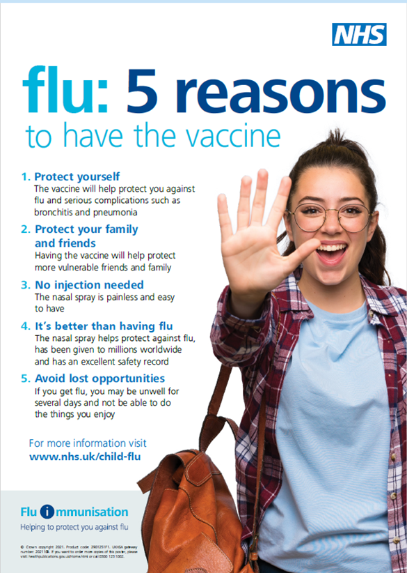 Since September our team have given over 53,000 flu vaccines to young people. We are currently visiting schools for a second time, so it is not to late to complete a consent form. Ask your school for more details, or call us on 01522 572950.