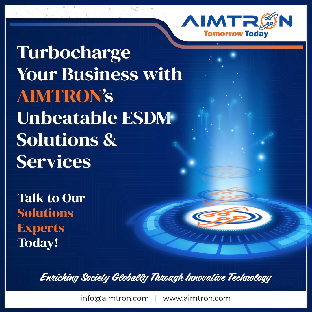 aimtronindia's tweet image. Fuel your growth with Aimtron&apos;s #ESDMsolutions. Cutting-edge design, superior #manufacturing, and swift market entry. Elevate your business with the help of an industry leading firm where expertise meets innovation.
Visit us: aimtron.com 👈
#embeddedsystem #ESDM