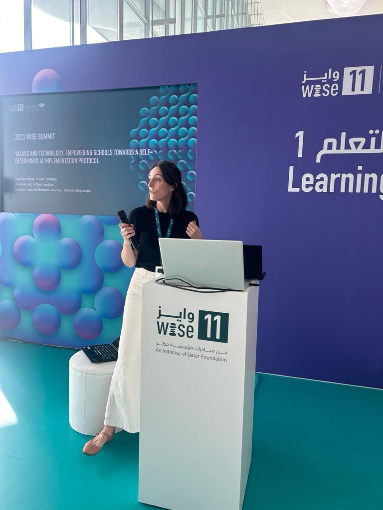 EduCaixa (@educaixa) on Twitter photo Estamos en el #WISESummit, donde impartiremos el taller "Values and technology: Empowering Schools Towards A Self-Determined AI Implementation Protocol.”🚀
Es un evento que busca debatir sobre cómo la #IA está remodelando el aprendizaje en todo el mundo.
#CreerEsCrear
<a href="/CEL_IOE/">UCL Centre for Educational Leadership</a> Estamos en el #WISESummit, donde impartiremos el taller "Values and technology: Empowering Schools Towards A Self-Determined AI Implementation Protocol.”🚀
Es un evento que busca debatir sobre cómo la #IA está remodelando el aprendizaje en todo el mundo.
#CreerEsCrear
<a href="/CEL_IOE/">UCL Centre for Educational Leadership</a>
