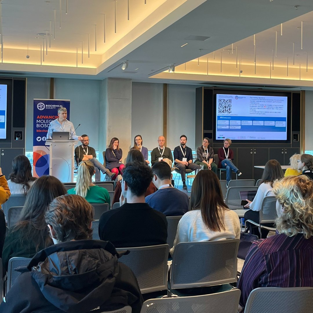 BiochemSoc's tweet photo. It’s been a great few days in Liverpool at Engineering Recombinant Proteins 2023! We’ve uncovered strategies to engineer sufficiently pure, homogenous, high-quality recombinant proteins critical for subsequent structural and functional studies. Thanks to all who attended. #ERP23 https://t.co/FsjfL4t56w