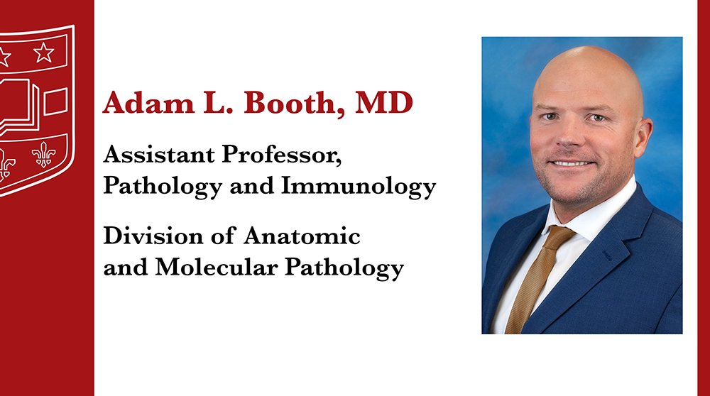 WashU Medicine Pathology & Immunology (@washu_pathology) on Twitter photo A warm welcome to our newest faculty member, Dr. Adam Booth. Dr. Booth's focus is on liver and GI pathology. Read more about Dr. Booth and his research and clinical areas of interest on our website: pathology.wustl.edu/people/adam-l-… #wusmpathimm <a href="/ALBoothMD/">Adam L. Booth, MD</a> A warm welcome to our newest faculty member, Dr. Adam Booth. Dr. Booth's focus is on liver and GI pathology. Read more about Dr. Booth and his research and clinical areas of interest on our website: pathology.wustl.edu/people/adam-l-… #wusmpathimm <a href="/ALBoothMD/">Adam L. Booth, MD</a>