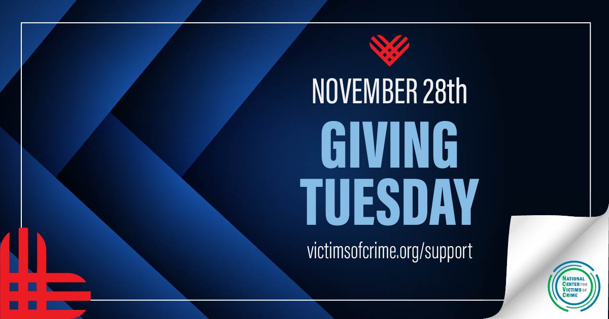 💙📆 Today is Giving Tuesday! Our mission is to help victims and survivors of crime rebuild their lives. Will you help us make an impact? Learn more about what we do and how to help on this #GivingTuesday: mailchi.mp/ncvc/giving-tu…