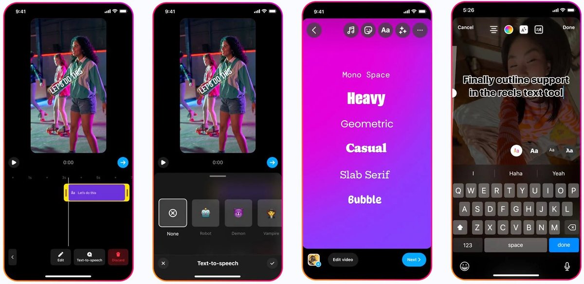 If you create Instagram Reels and Stories, you'll want to check out the latest updates from Meta. They recently released a wide range of improvements, including new filters, audio and text elements, video editing tools, and more. Learn more here: socialmediatoday.com/news/instagram…