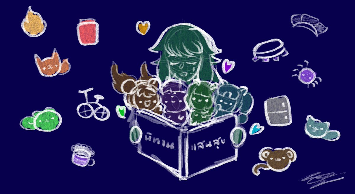 #HongFeiFanArt #MelitaFanArt #JuJuFanArt #ZelinaFanArt โฟร์อยากจะนั้งอ่านนิทานไปเรื่อยยๆจนกว่าพวกเธอจะนอนหลับฝันดีกัน 🧡💜💚💙
#FouruaryFanart