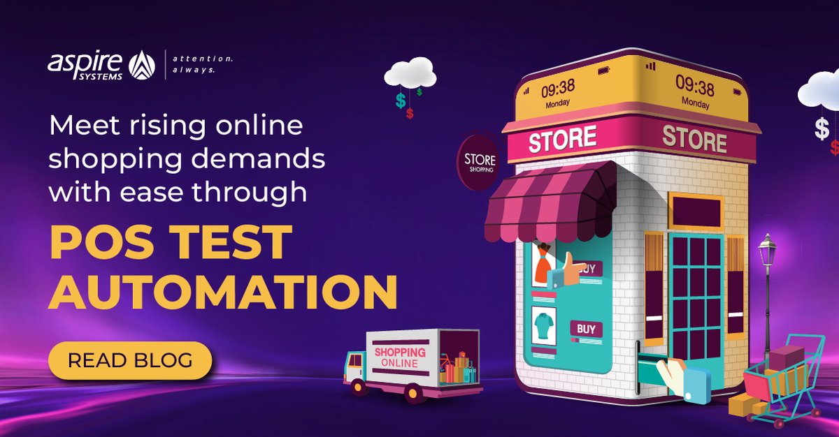 testing_aspire's tweet image. Deal with high web traffic, excessive loads on checkouts, server downtime, propagating transactions for orders seamlessly and guarantee the smoothest shopping experience this holiday season with #POS test automation. Learn more through our latest blog 👉blog.aspiresys.com/testing/here-c…