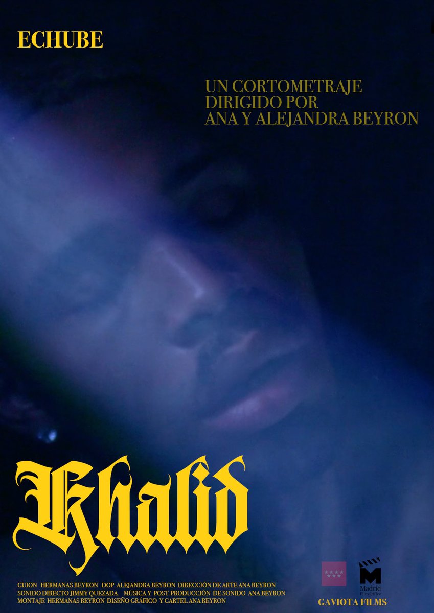 ¡¡Alegría inmensa !! Somos finalistas del concurso Notodofilmfest con nuestro cortometraje Khalid. Ha sido un placer componer la música y codirigirlo junto a mi hermana Alejandra Beyron (Hermanas Beyron). ¡¡Muchísimas gracias a todo el equipo!! (ver descripción abajo ;)♥️♥️📽️