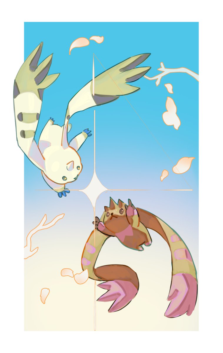 765Nanami's tweet image. Terriermon &amp;amp; Lopmon!
Good luck to everyone who is buying the new deck!

#Digimon