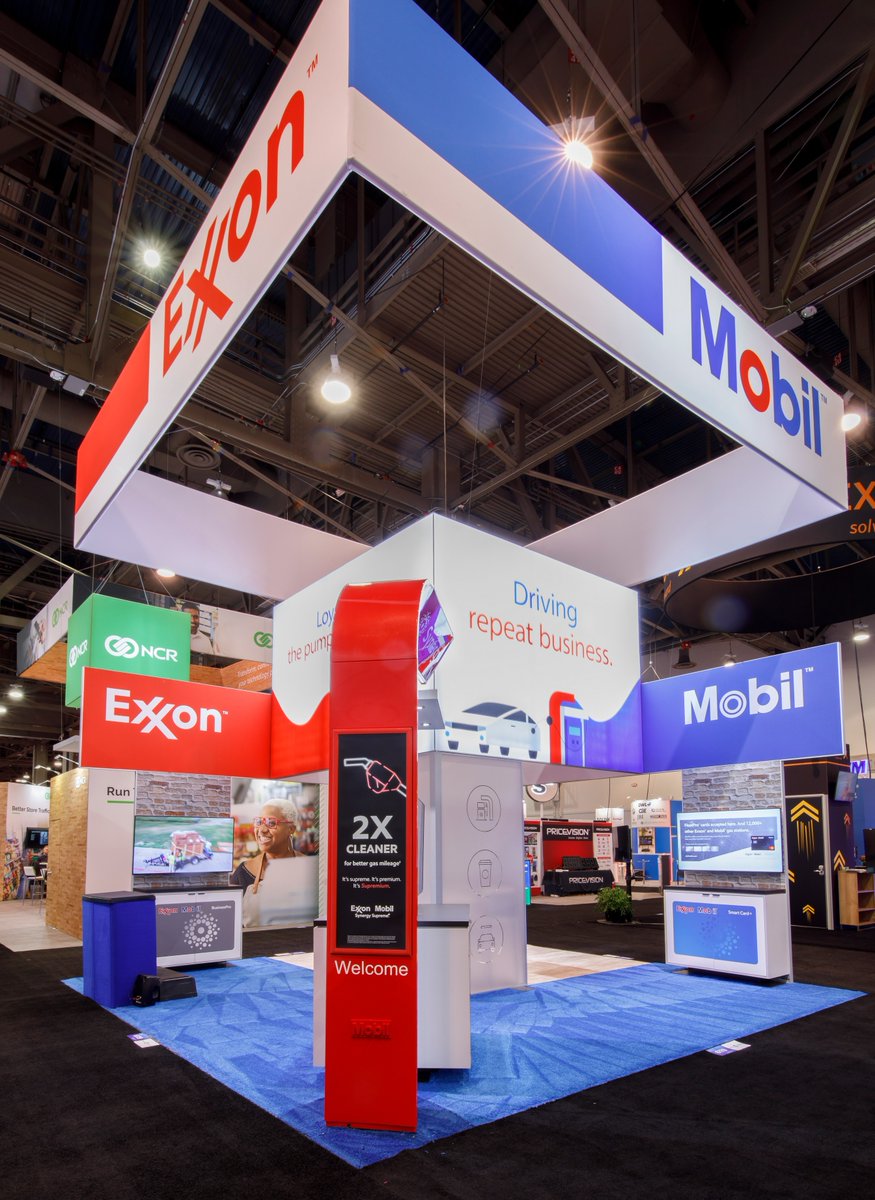 More from #NACSshow2022 ... thank you Exxon Mobil for trusting #ExhibitorSource with your brand!  #TheArtofInfluence | Exhibitor Source. #FutureofRetail #VisualMerchandising #CEOs #Design #TheArtofInfluence –