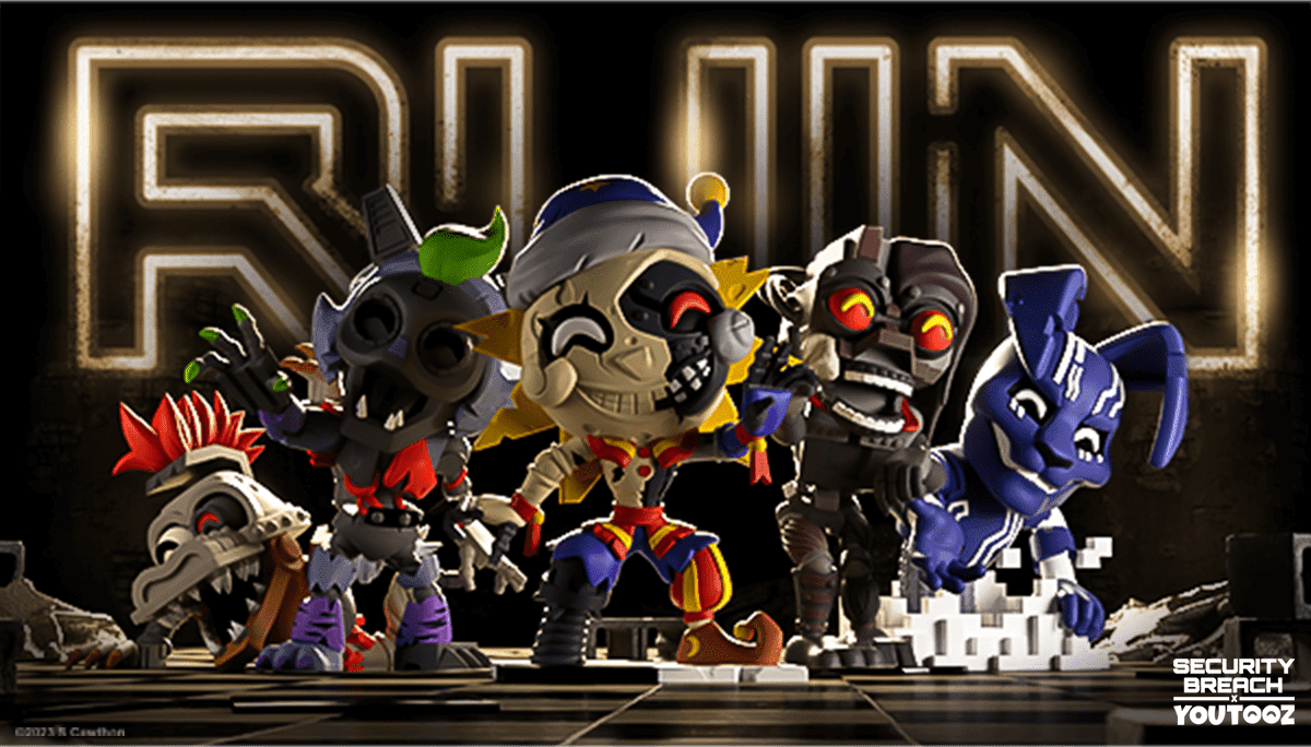 JonnyBlox on X: YouTooz's 'Five Nights at Freddy's: Security Breach -  RUIN' wave of figures releases November 28th! The Five Nights At Freddy's  Game 2 Print featuring the Withered animatronics and Puppet