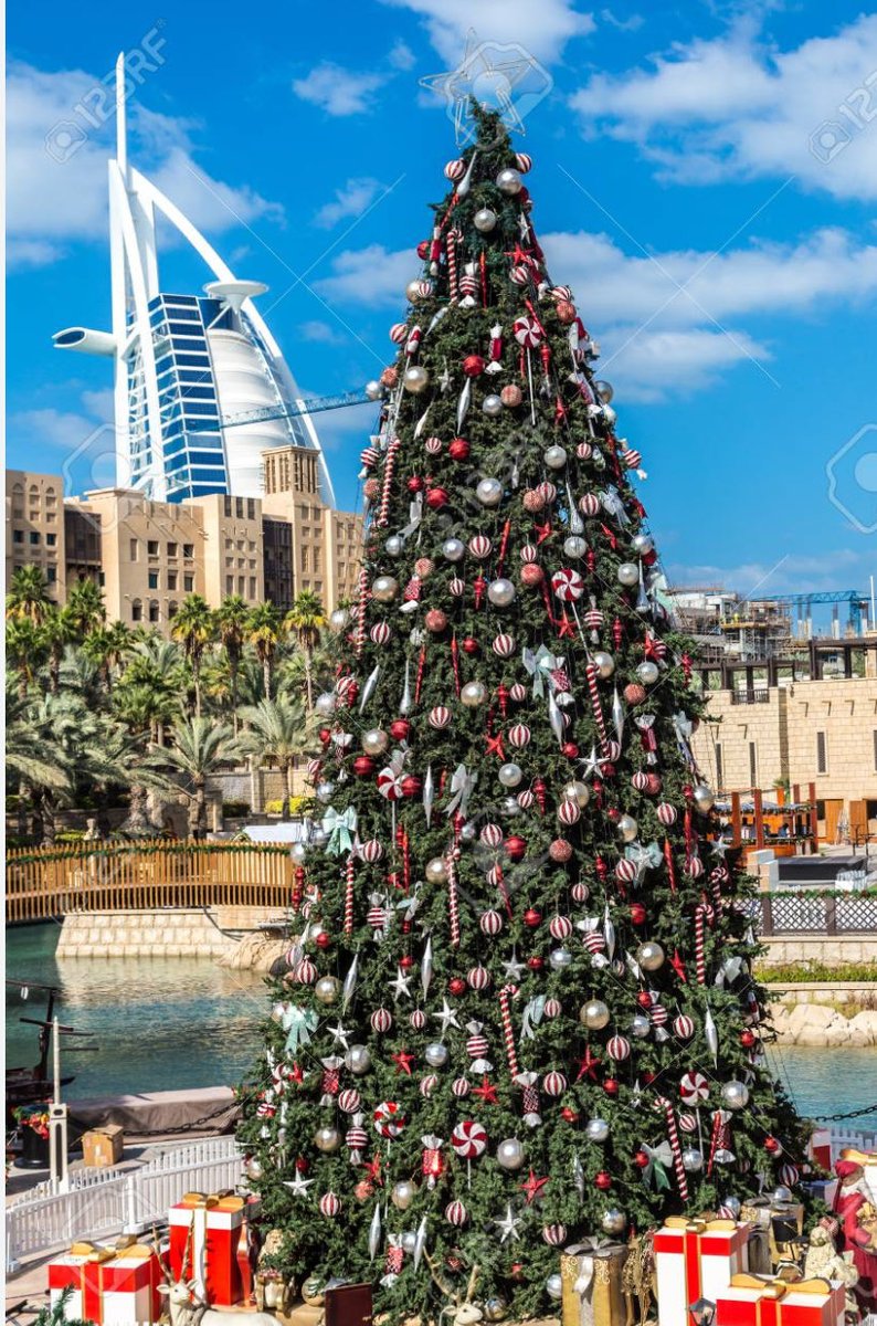 arnoldschruof's tweet photo. A Dubaï, ville musulmane, on fête Noël avec des sapins décorés. A Nantes et à Bordeaux, villes chrétiennes on ne fête plus Noël🤔🤨👎 https://t.co/O4aS8NedYA