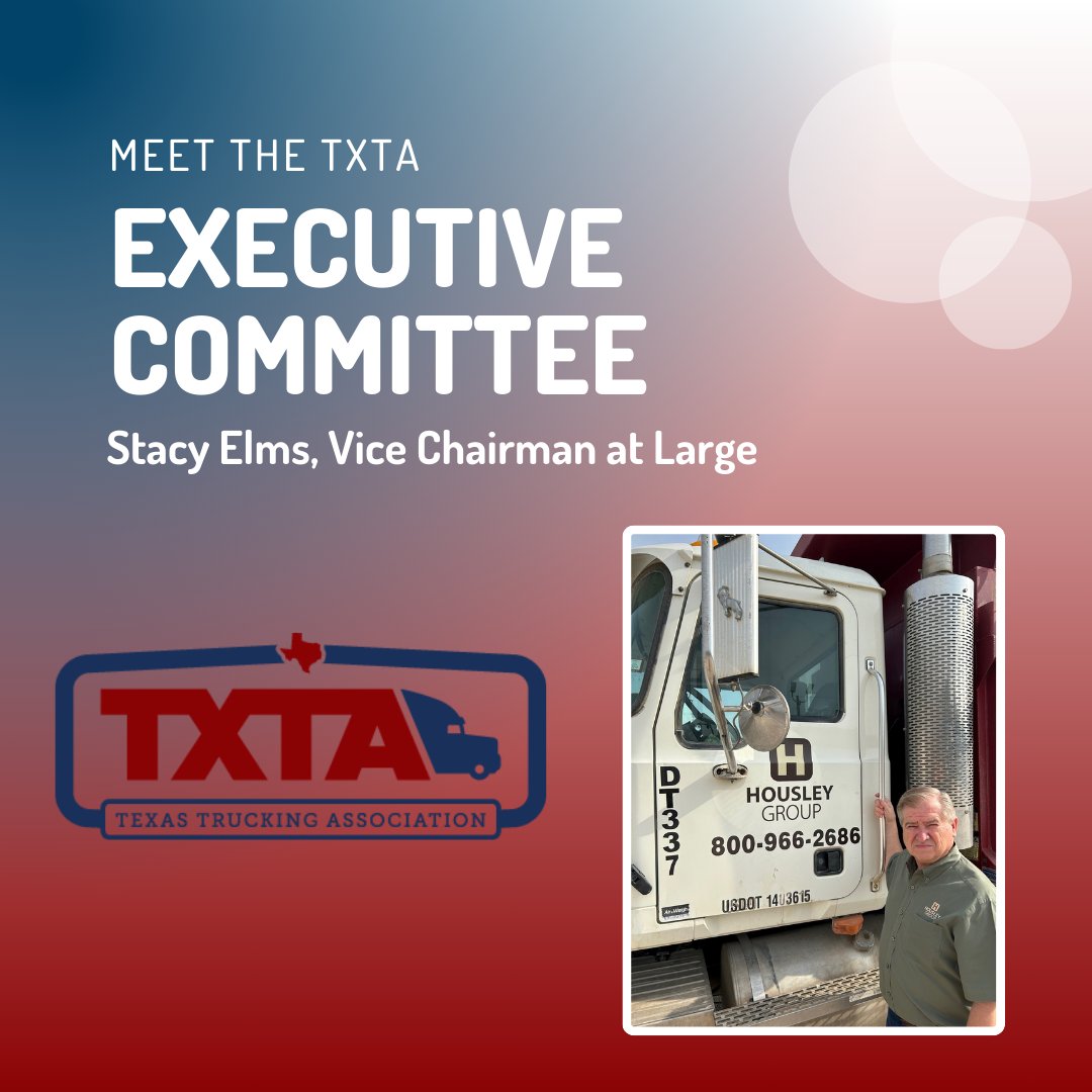Stacy Elms joined TXTA 18 years ago and is currently serving as the TXTA Vice Chairman at Large. He is the Vice President of Risk Management at Housley Communications where he has worked for almost 30 years.