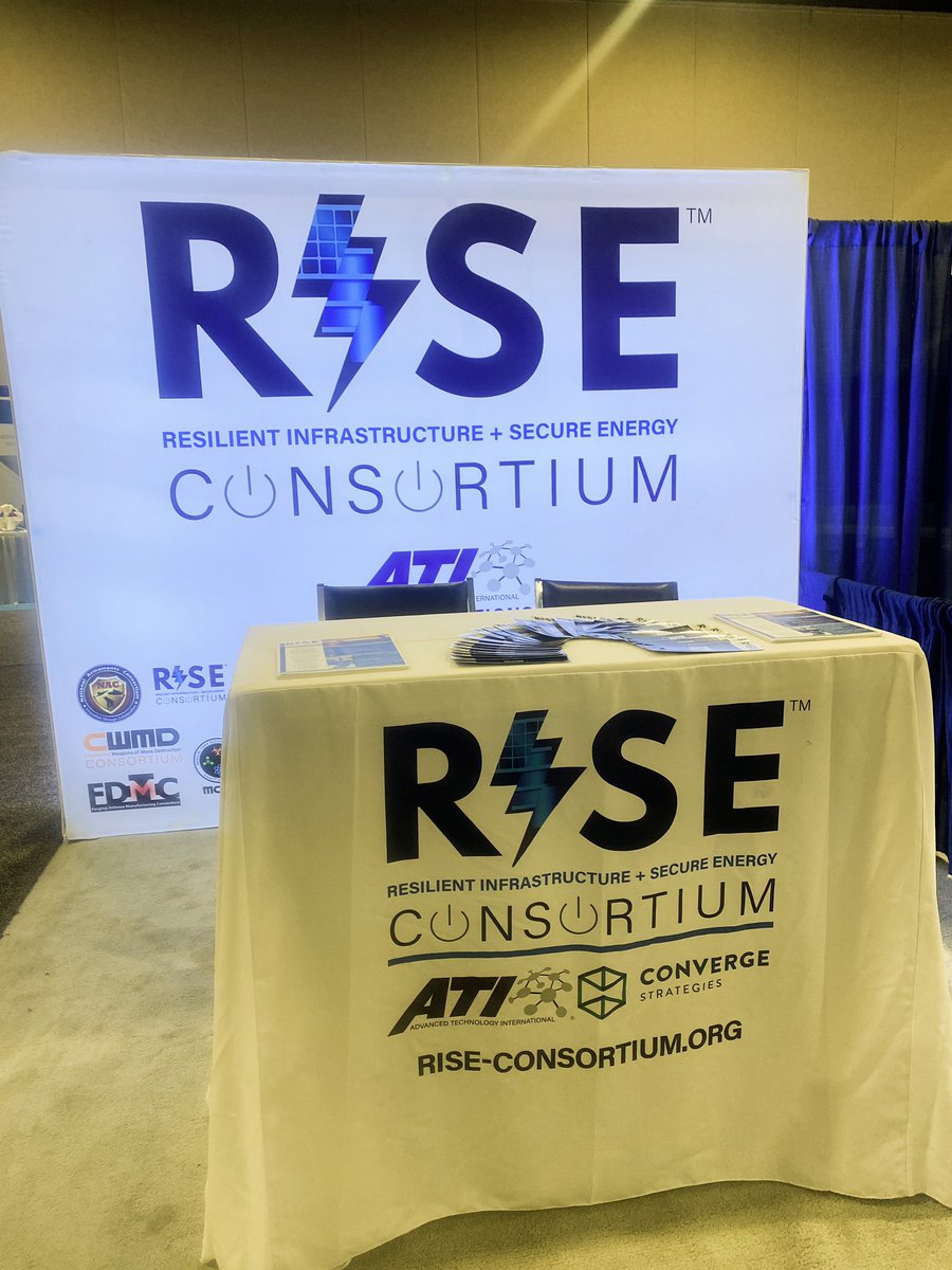 RISE_Consortium's tweet photo. Come visit the RISE Team at Booth 609 during Expo hours! #DTC2023 #ResilienceWeek2023 https://t.co/Fwu8013fdP