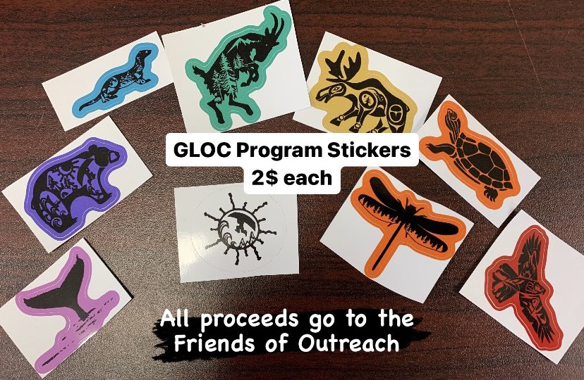 Get your GLOC summer program stickers at the upcoming Summer Slideshow Reunion. 2$ a sticker with all proceeds going to The Friends of Outreach (FOO).
