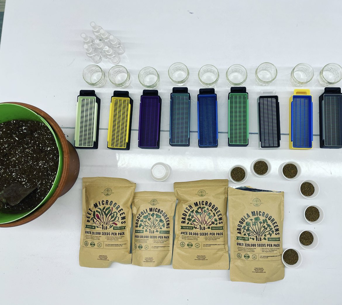 Jamie Litzhoff (@jlitzhoff) on Twitter photo Ready to grow micro-greens in our 3-D printed trays to serve to guests for <a href="/leydencolab/">Leyden co.lab</a> exhibition 🤗 #leydenpride Ready to grow micro-greens in our 3-D printed trays to serve to guests for <a href="/leydencolab/">Leyden co.lab</a> exhibition 🤗 #leydenpride