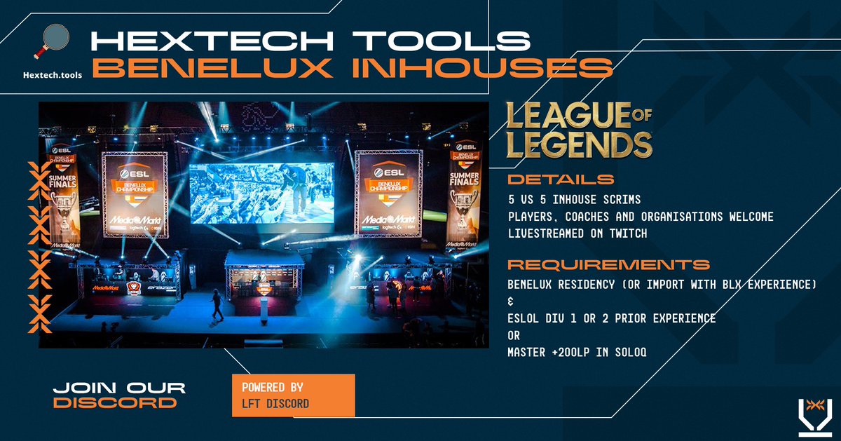 🎮 Exciting news, Benelux gamers! 🚀 Join our Inhouses for epic battles, and a tight-knit gaming community! Master or higher rank? You're in! Let's level up together!

discord.gg/g3Mc2rP2Kr

 🌟 #BeneluxInhouses #Gaming 🕹️🚩