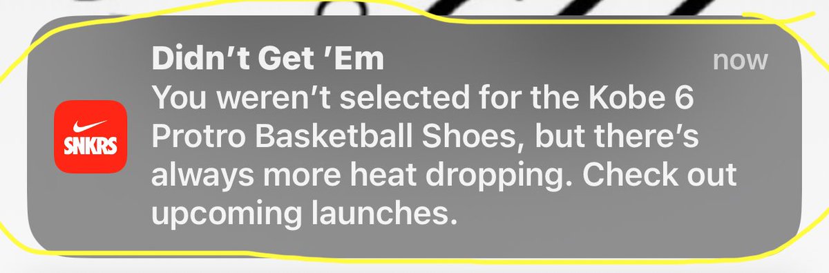 TheOscarGale's tweet photo. Add this to the long list of L’s the @Nike SNKRS been dishing out. I love how they then send this over, like they’re not gonna just issue another L like a citation. 🖕🏽 https://t.co/CY5dk9d7ug