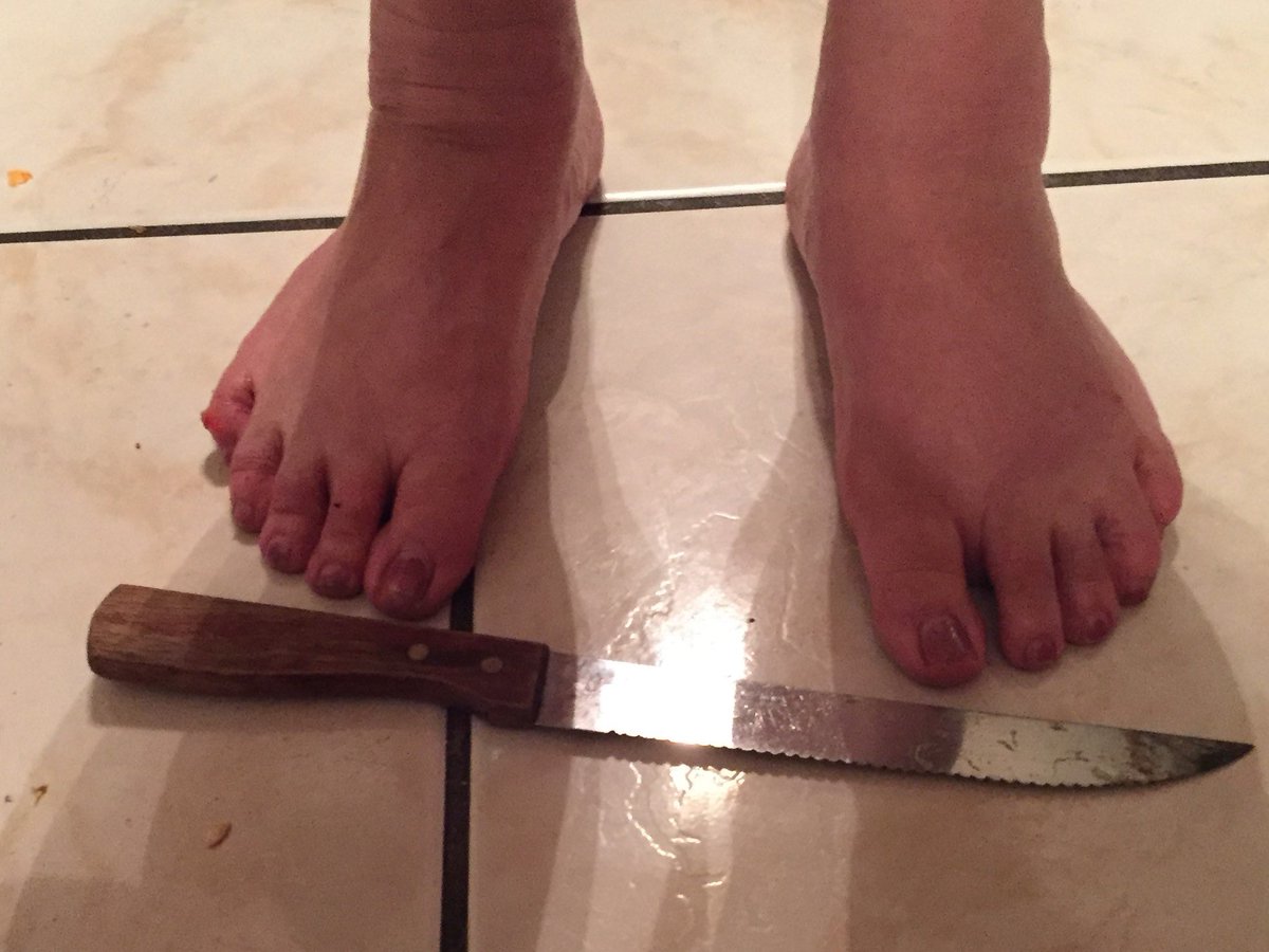 Think of what I can do with My #feet or My knife!

#MZBBW #FemaleSupremacy #footslave #footworship #footfetish