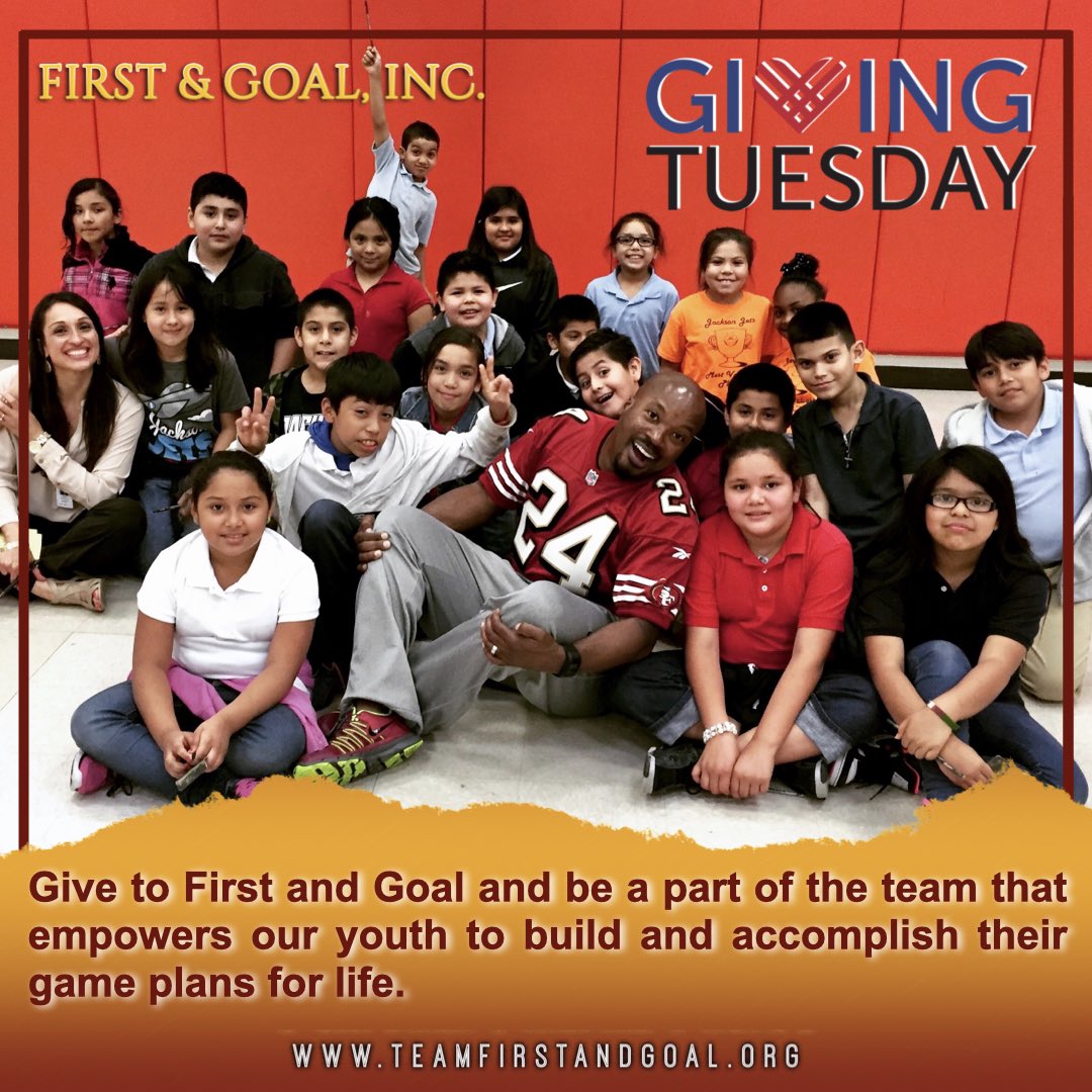 FirstandG's tweet photo. Join the movement today.
Give to First and Goal and be apart of the team that empowers our youth to build and accomplish their game plans for life. 

Donations are open and all donations count toward our #GivingTuesday goal!

Donation link:
https://t.co/FZWnZWM2Mo

#GivingTuesday https://t.co/s5d1MzlhXB