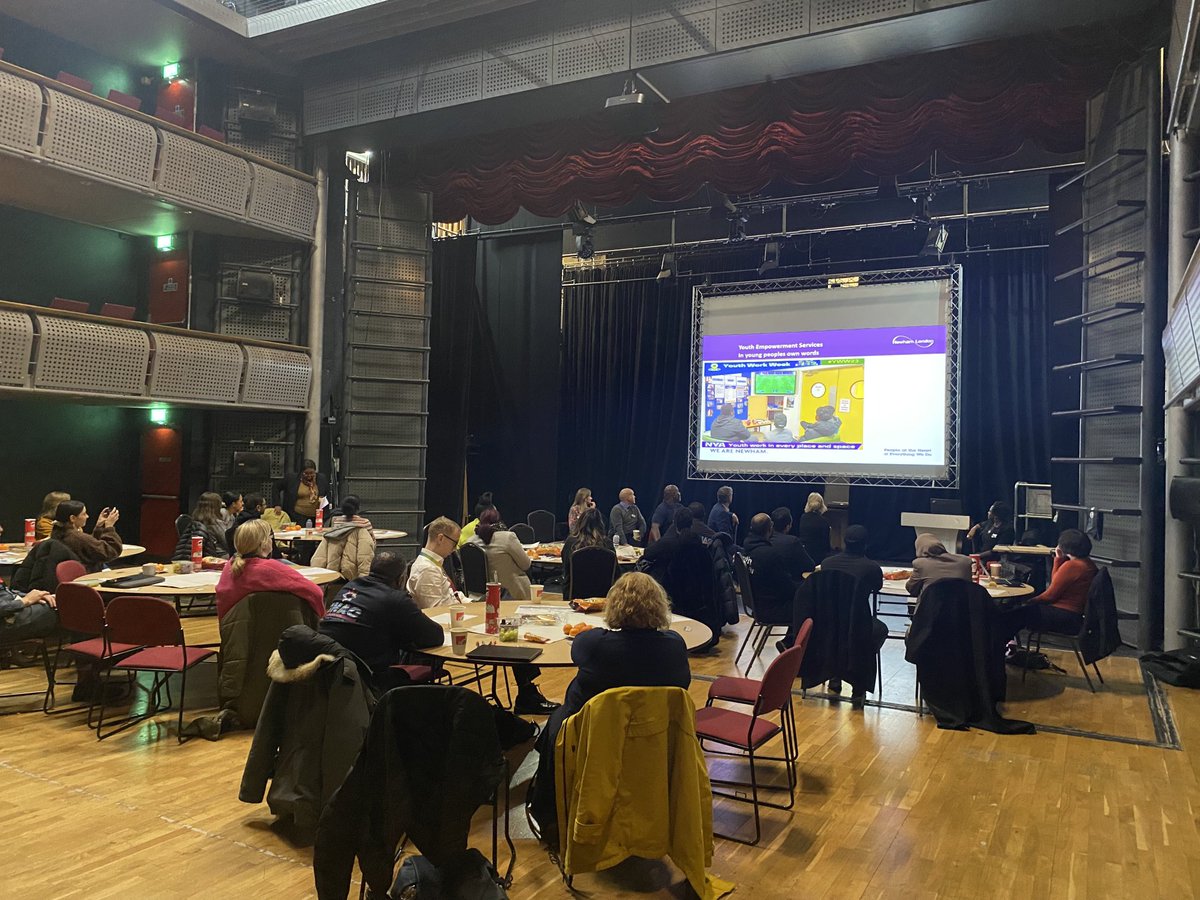 Important evening in Stratford at Newham Youth Safety Summit reflecting on and reenergising our approach across the borough to support our young people - it takes a village