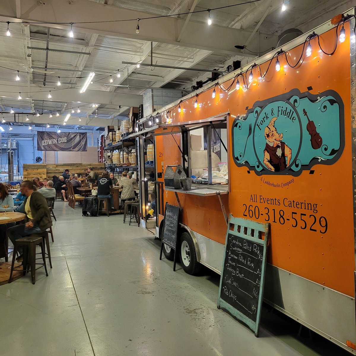Fork_and_Fiddle's tweet image. Be sure to watch @livinglocal15 TOMORROW, Wednesday, November 29th, at 9am to catch up with all that’s happening at the Fork &amp;amp; Fiddle Winter Kitchen at @edwincoespirits this season! #forkandfiddle #livinglocal15 #edwincoespirits #IndoorFoodtruck #followthatbigorangetrailer