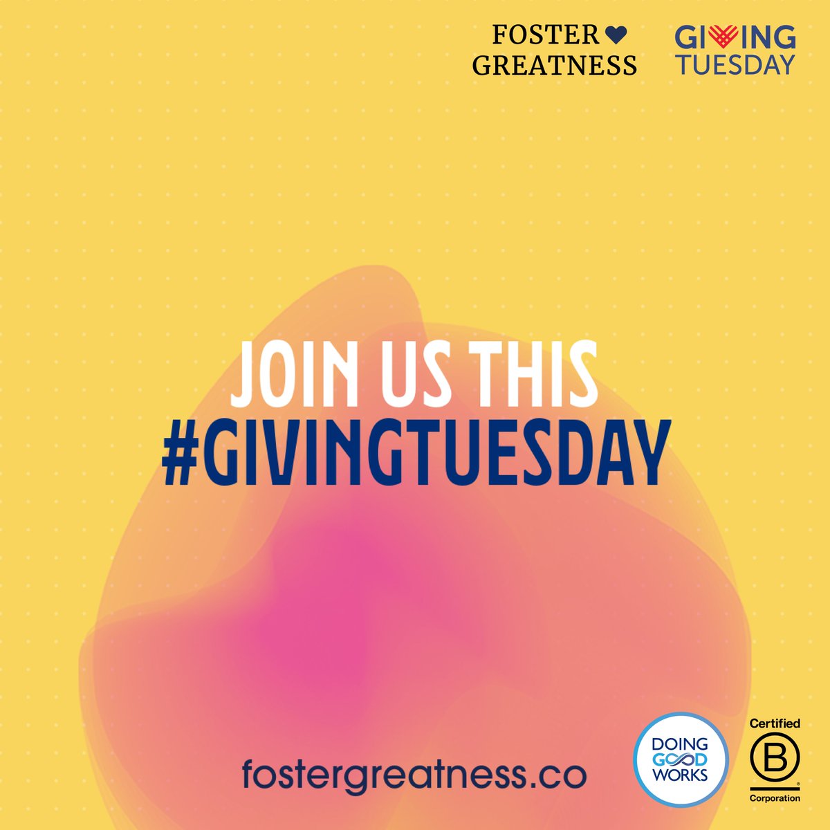 🌟 It’s #GivingTuesday! Today at Doing Good Works, we’re shining a light on @fostergreatness. 
Every like, share, donation, and involvement helps us empower young adults from foster care.
💙 Double tap to show your support! 

#FosterGreatness #NonProfit #Donate #GetInvolved