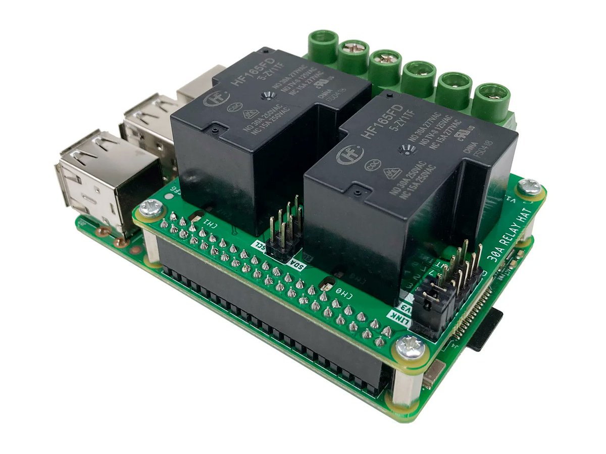 Plasma_Dan's tweet photo. The 30A Relay HAT includes extra-thick 2oz copper to handle all those blackcurrants! https://t.co/g4IAe9gAm8 https://t.co/K6RGFvc70U