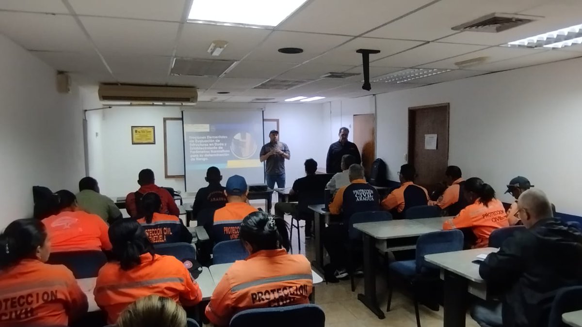 Compartimos con nuestros amigos de @Zoedanaraguapc  taller sobre " Nociones elementales de evaluacion de estructuras en duda y Establecimiento de parametros normativos para su determinacion de riesgo". fortaleciendo alianzas en Beneficio de nuestro Estado. Gracias <a href="/RafaelDaboin/">Rafael Daboin Silva🇻🇪</a>