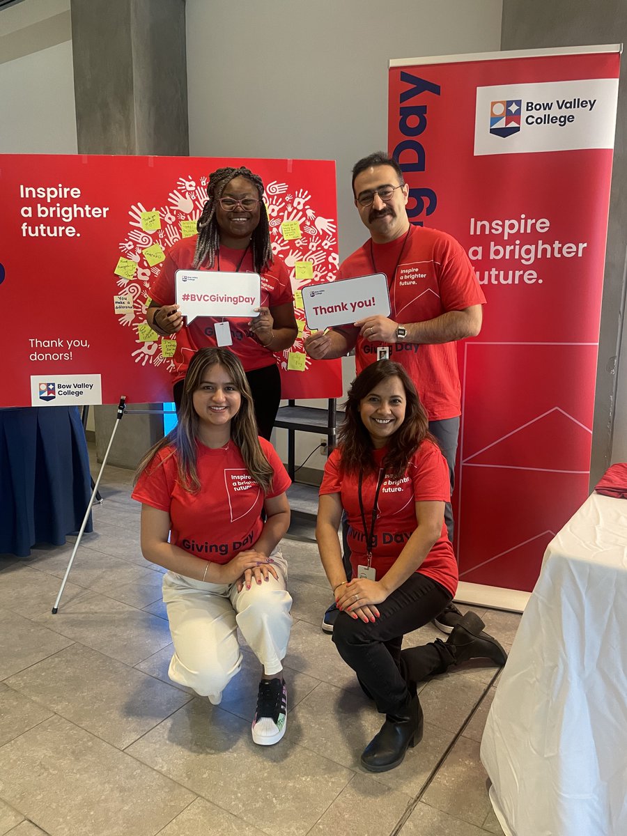 BowValley's tweet photo. Our third annual giving day is in full swing!
We encourage you to join us on the second floor of North Campus, where we will be actively spreading the word about #bvcgivingday
Inspire a brighter future.
Champion the way for students.
#bowvalleycollege #bvcnow https://t.co/UOg2mRN3Xg