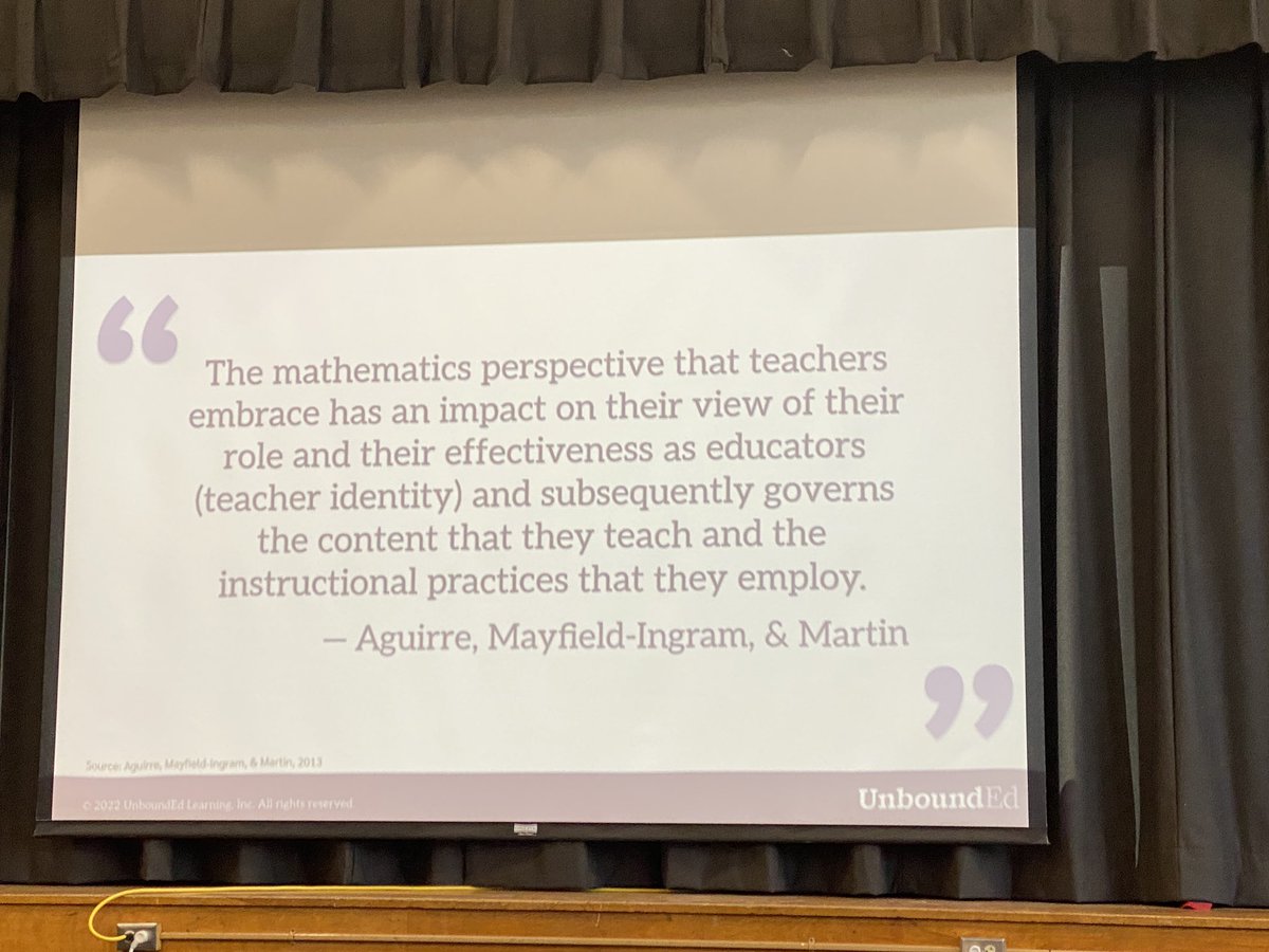 Powerful conversations at today’s <a href="/unboundedu/">UnboundEd</a> Math Leadership Summit! Thank you <a href="/pgcps/">PGCPS</a> and <a href="/PGCPSK5Math/">PGCPSK5Math</a> for sharing this valuable opportunity! I can’t wait to help others foster a sense of advocacy!