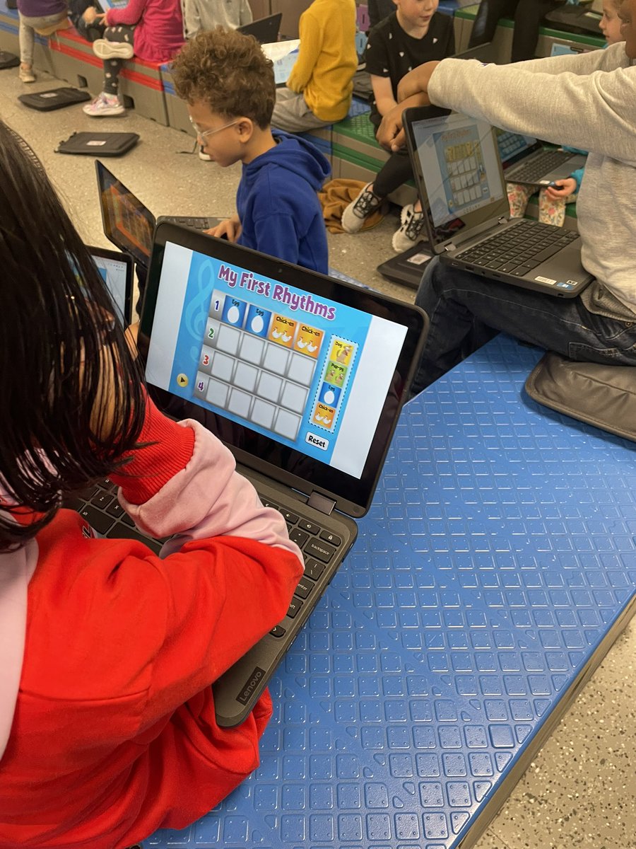 good_music114's tweet photo. #matchmine from @KaganOnline with first grade rhythms! Thanks for the great digital resource @Quaver_Ed These @GoodrichSchool firsties loved it! https://t.co/MEV73DLhAJ