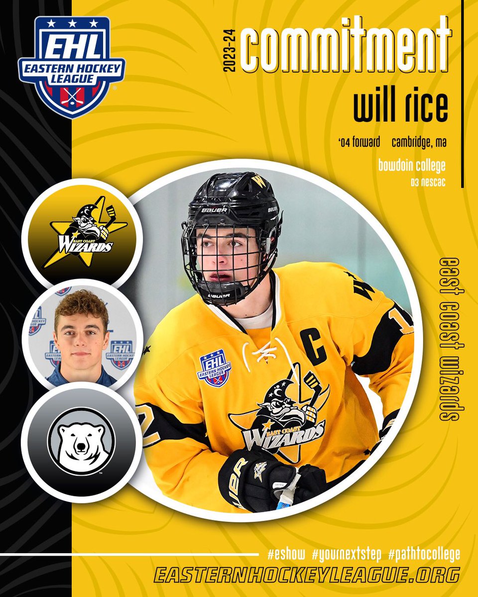 Rice Commits to Bowdoin College

Wizards Rookie, All-Star Forward Set to Join Polar Bears Next Fall

🔗- bit.ly/47W5SRp

#EShow | #YourNextStep | #PathToCollege