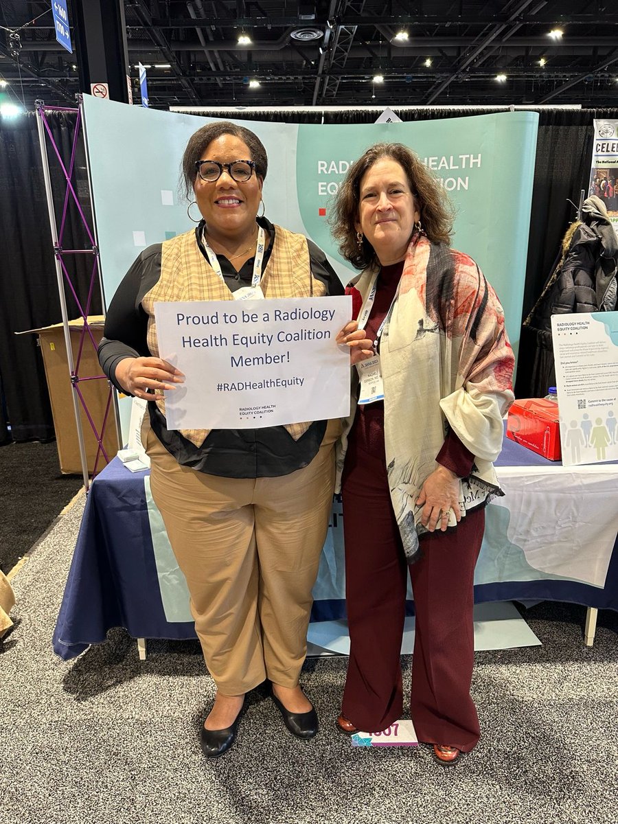RadHealthEqty's tweet photo. @rachelgersonmd stopped by the booth today to discuss #HealthEquity and #Sustainability. Thanks for all you do!
#RSNA2023 Booth 1307
#Radiology #RadEqual #WomenInRadiology #Imaging #PatientCare #HealthDisparities https://t.co/STf01lEuQ2
