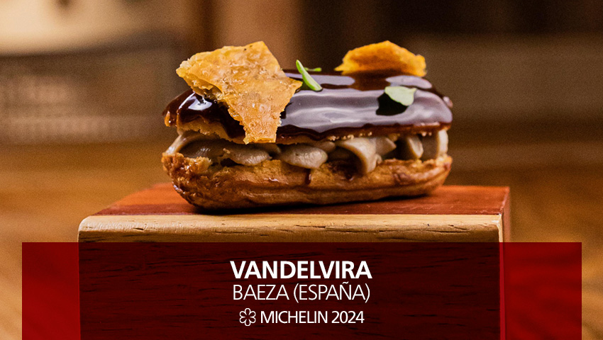Nuevo 1 #EstrellasMichelin #GuiaMICHELIN2024: #Vandelvira, Baeza.
Ya no hay excusas para visitar Baeza, una ciudad declarada Patrimonio de la Humanidad que ahora cuenta con un restaurante de cocina creativa de esos que sorprenden. ¡Descúbrelo!

#MICHELINSTAR24 #GUIAMICHELINESP