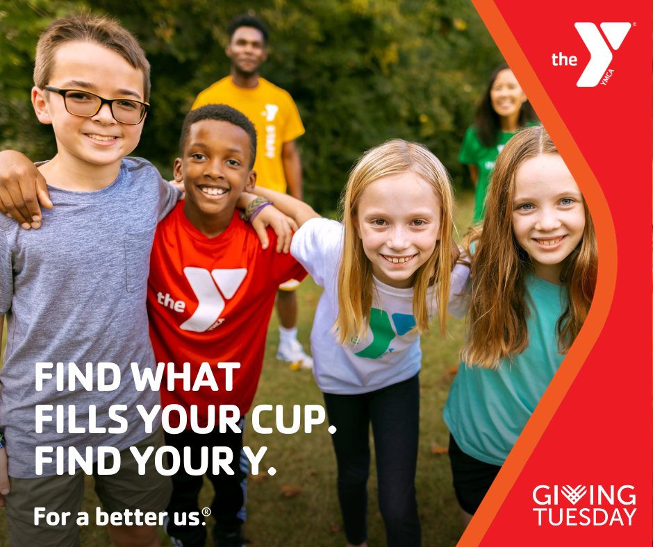 A $300 donation gives a child a safe and supportive place to learn, grow, and thrive in our Y Afterschool program for a month. This #GivingTuesday, find what fills your cup and donate to the Y. Donate now: funraise.org/give/Gaston-Co…

#ForABetterUs