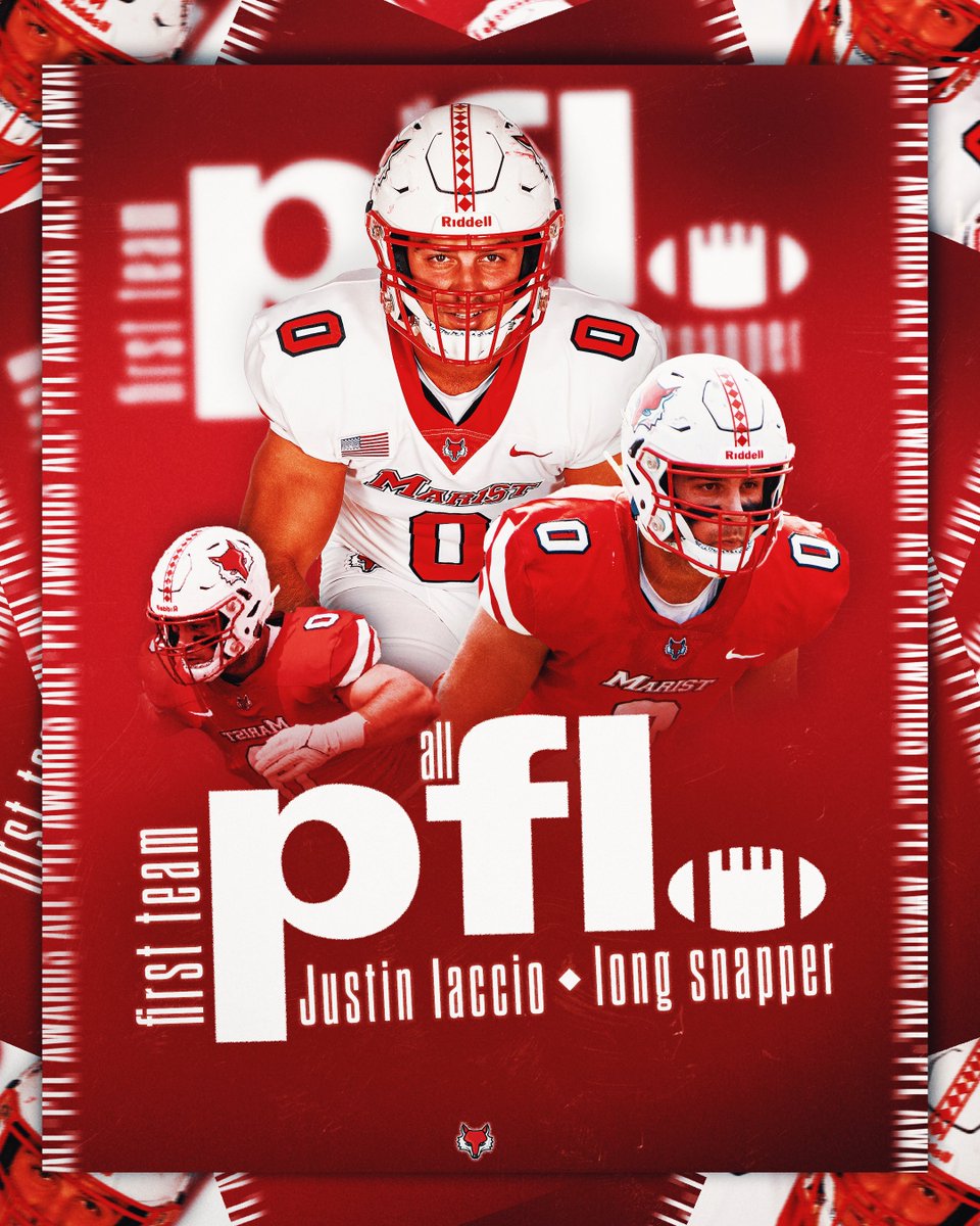 Congratulations to First Team All-PFL selection Justin Iaccio! Justin earned First Team honors at long snapper for the second straight year!