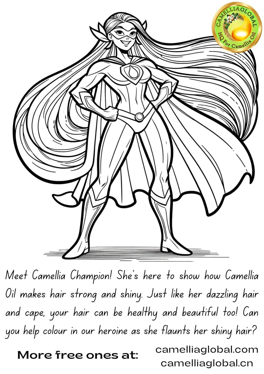 Beast1Life's tweet image. 🎨 Explore health with Camellia Crusader &amp;amp; Champion! Fun, colourable superhero pages for kids 🦸‍♂️🦸‍♀️ Each shows a Camellia Oleifera benefit. Download, colour &amp;amp; enjoy! #CamelliaCrusader #ColouringFun #KidsActivity #HealthyLiving