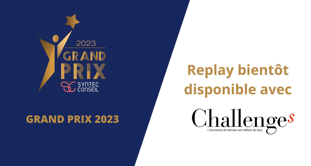 [LIVE] #GrandPrixSyntecConseil | Retrouvez le palmarès complet de cette 4e édition dans quelques jours dans <a href="/Challenges/">Challenges</a> et le replay sur le site de syntec-conseil.fr
