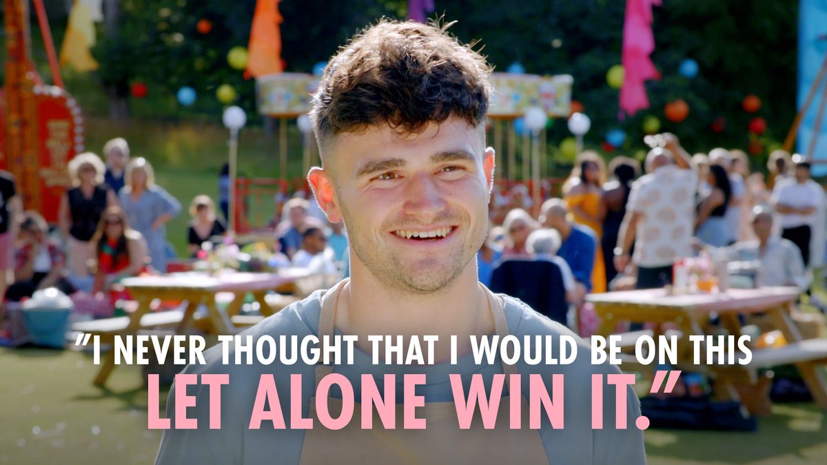 Well done to you, Matty! You didn't let your self doubts dictate your destiny - you overcame them and triumphed! Huge credit to your partner Lara for applying on your behalf too - turned out alright in the end! 🤣❤️👏 #GBBO