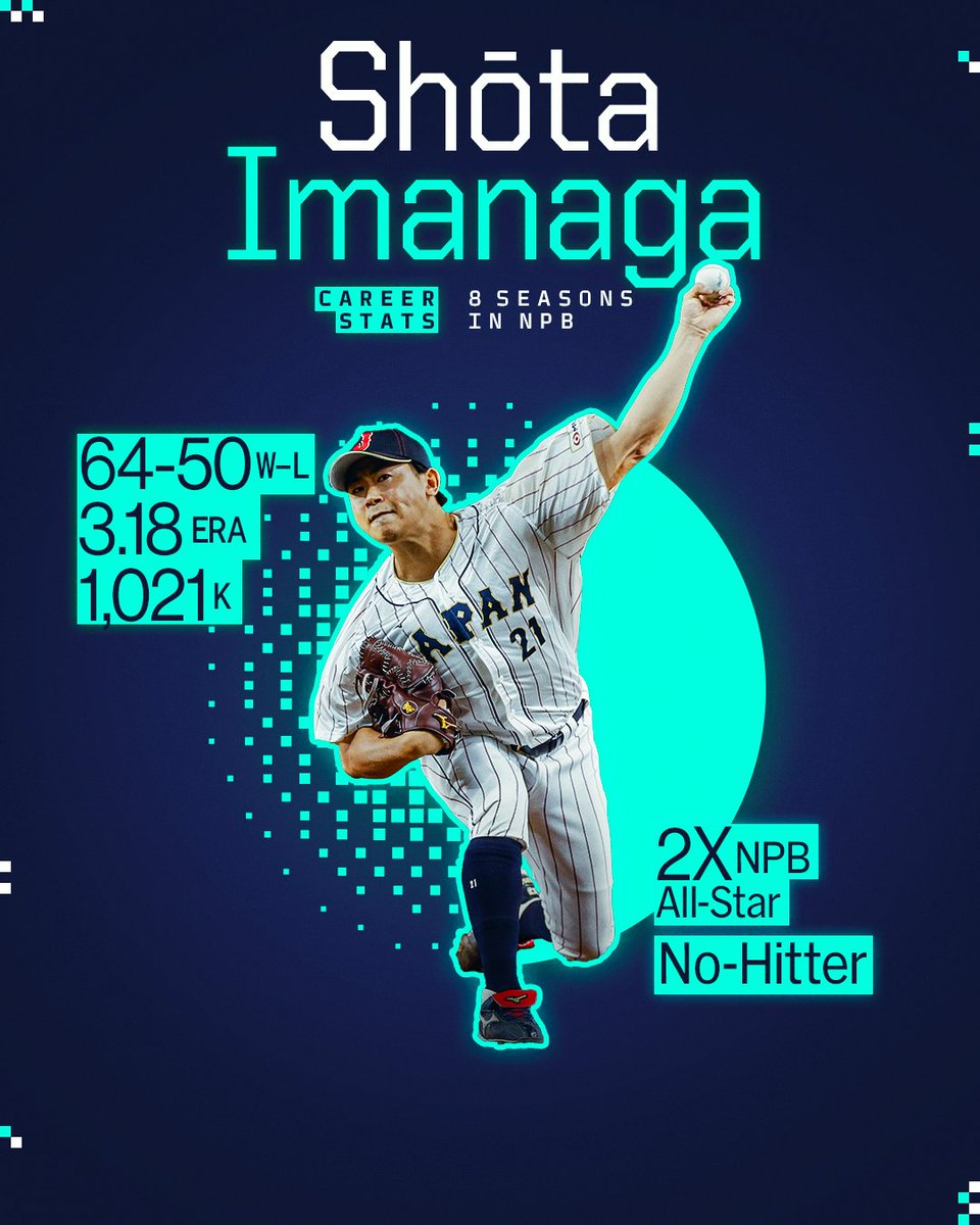 Another accomplished Japanese pitcher hits the market. 🔥 Which team will snag left-hander Shōta Imanaga?