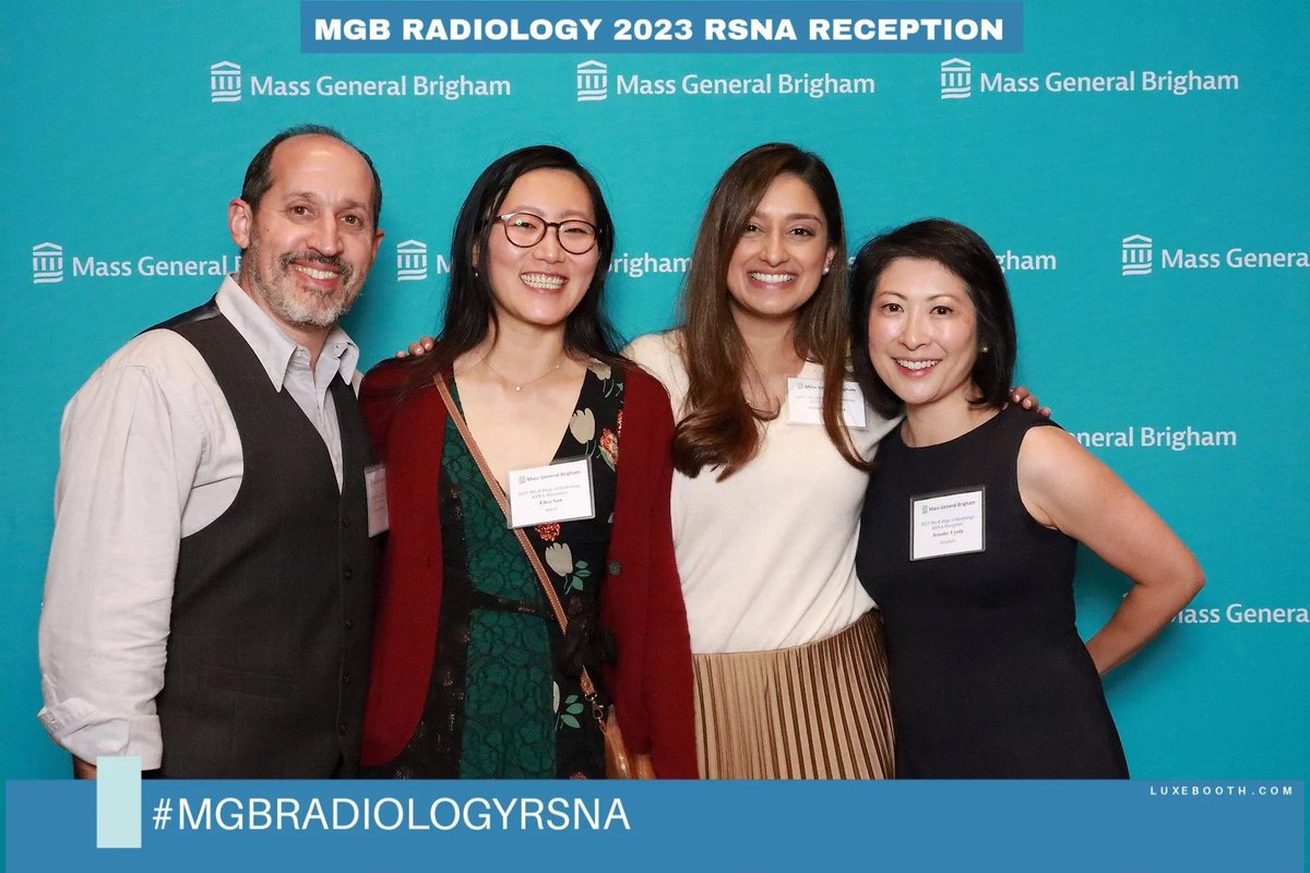 Brigham and Women’s Emergency Radiology at the annual MGB Radiology RSNA reception 2023 #RSNA2023 #RSNA23 #MGBRadiologyRSNA @ERadSociety