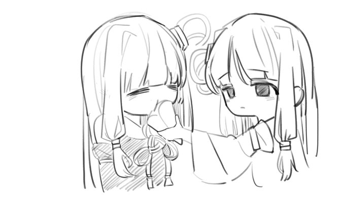 描け麻雀で負けたので
クレープを食べる琴葉姉妹です 