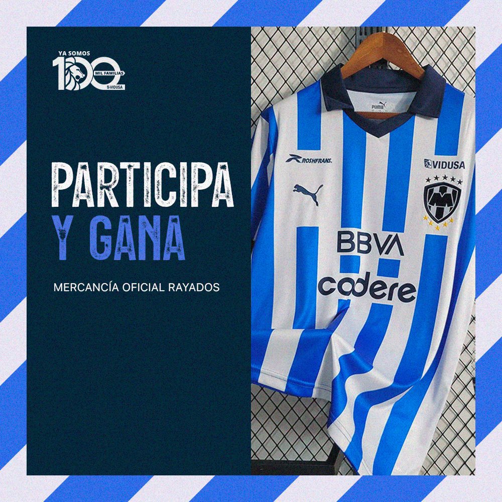 FelipeGalindot's tweet photo. Apoya a Rayados esta liguilla y gánate un jersey cortesía de VIDUSA🇫🇮

Sigue los pasos para participar 

📲 Sigue la cuenta 
@vidusacasas
✅Comenta tu pronostico 
👍 Da like a este tweet 
🔁 RT 
👥 Menciona a un amigo
El ganador se dará a conocer el 05 de Diciembre.

*Aplican restricciones.